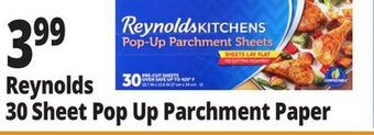 Ocean State Job Lot Reynolds 30 sheet pop up parchment paper offer