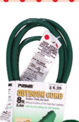 Ocean State Job Lot 8' 16/3 triple tap extension cord offer
