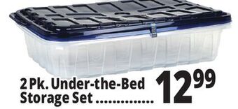 Ocean State Job Lot 2pk. under-the-bed storage set offer