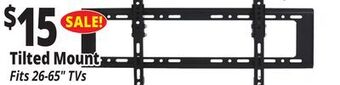 Ocean State Job Lot Tilted mount offer