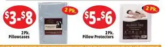 Ocean State Job Lot Pillowcases or pillow protectors offer