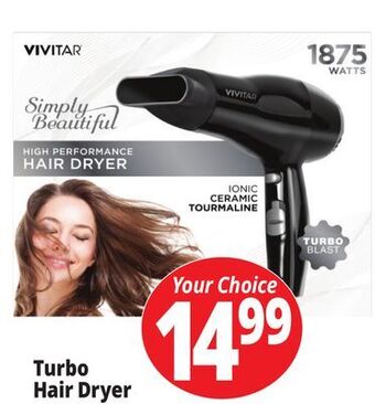 Ocean State Job Lot Turbo hair dryer offer
