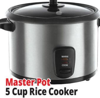Ocean State Job Lot Master pot 5 cup rice cooker offer
