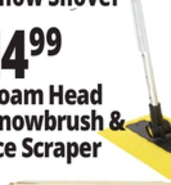 Ocean State Job Lot Foam head snowbrush & ice scraper offer