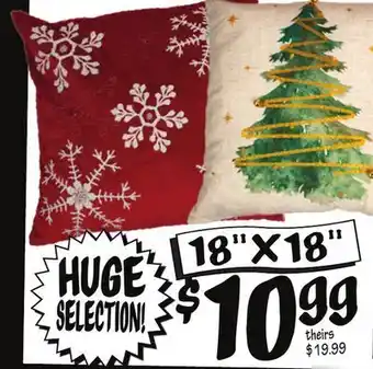 Ollie's Holiday pillow offer