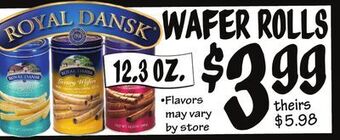 Ollie's Wafer rolls offer
