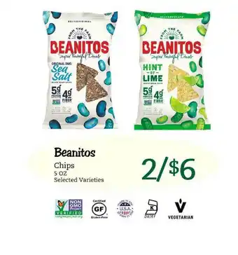 Harris Teeter Beanitos Chips offer