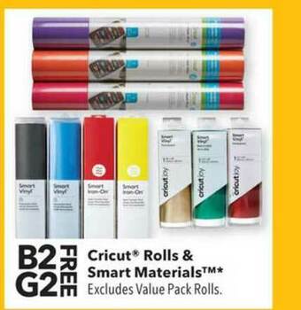 JOANN Cricut Rolls & Smart Materials offer