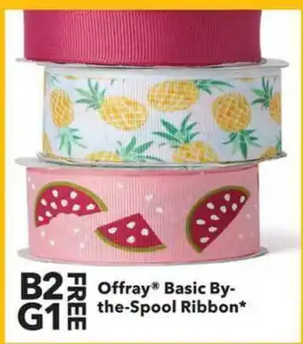 JOANN Offray Basic By-the-spool Ribbon offer