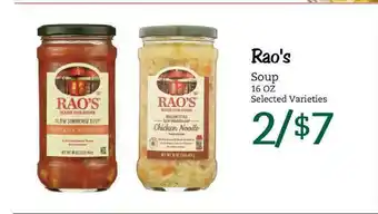 Harris Teeter Rao's Soup offer