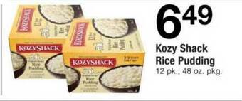 ACME Kozy Shack Rice Pudding offer