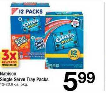 ACME Nabisco Single Serve Tray Packs offer