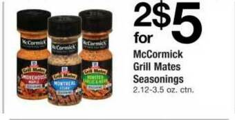 ACME Mccormick Grill Mates Seasonings offer