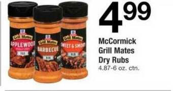 ACME Mccormick Grill Mates Dry Rubs offer