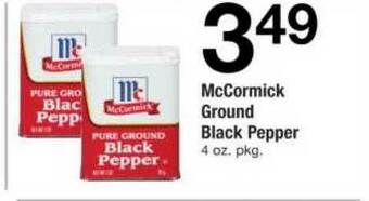 ACME Mccormick Ground Black Pepper offer