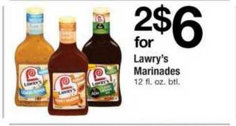 ACME Lawry's Marinades offer