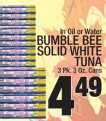 C Town Bumble bee solid white tuna offer