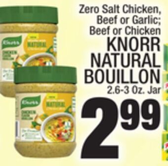 C Town Knorr natural bouillon offer