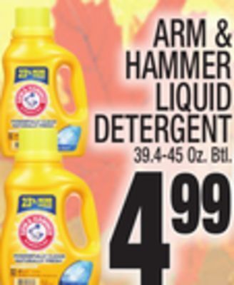 C Town Arm & hammer liquid detergent offer