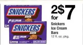 ACME Snickers Ice Cream Bars offer
