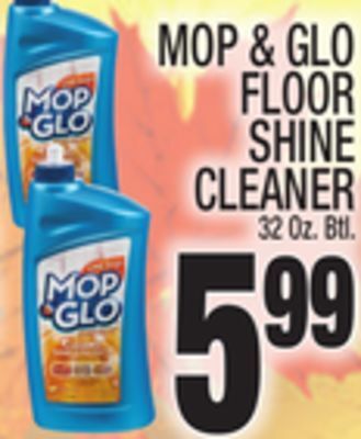 C Town Mop & glo floor shine cleaner offer