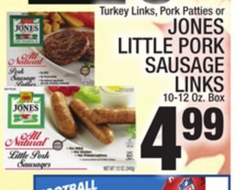 C Town Jones little pork sausage links offer