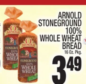 C Town Arnold stoneground 100% whole wheat bread offer
