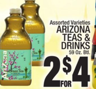 C Town Arizona teas & drinks offer
