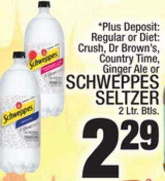 C Town Schweppes seltzer offer