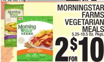 C Town Morningstar farms vegetarian meals offer