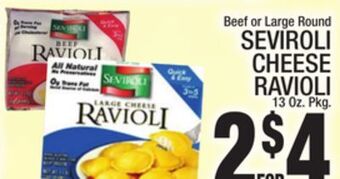 C Town Seviroli cheese ravioli offer