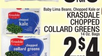 C Town Krasdale chopped collard greens offer