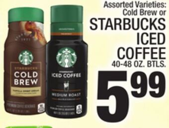 C Town Starbucks iced coffee offer