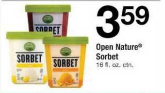 ACME Open Nature Sorbet offer