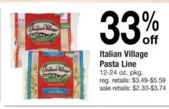 ACME Italian Village Pasta Line offer