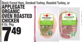 C Town Applegate organic oven roasted chicken offer
