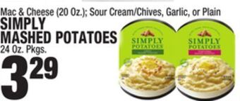 C Town Simply mashed potatoes 24 oz. pkgs. offer