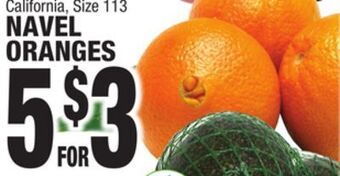 C Town Navel oranges offer