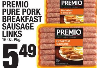 C Town Premio pure pork breakfast sausage offer