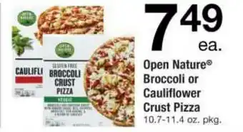 ACME Open Nature Broccoli Or Cauliflower Crust Pizza offer