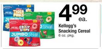 ACME Kellogg's Snacking Cereal offer