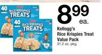 ACME Kellogg's Rice Krispies Treat Value Pack offer