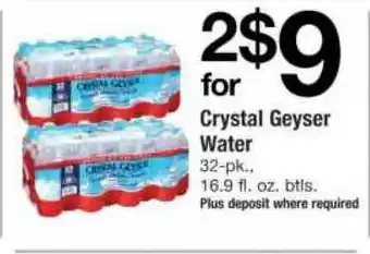 ACME Crystal Geyser Water offer