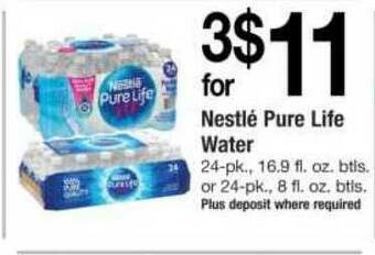 ACME Nestle Pure Life Water offer