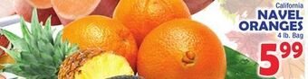 Bravo Supermarkets Navel oranges offer