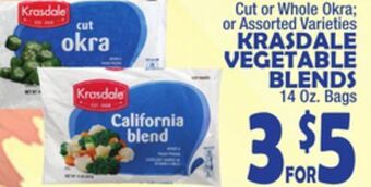 Bravo Supermarkets Krasdale vegetable blends offer