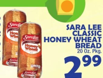 Bravo Supermarkets Sara lee classic honey wheat bread offer