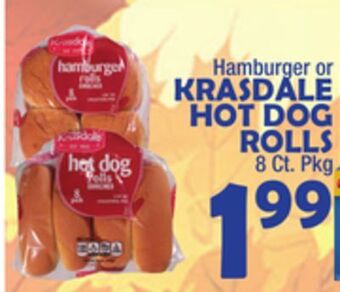 Bravo Supermarkets Krasdale hot dog rolls offer