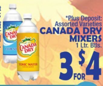 Bravo Supermarkets Canada dry mixers offer
