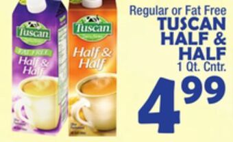 Bravo Supermarkets Tuscan half & half offer